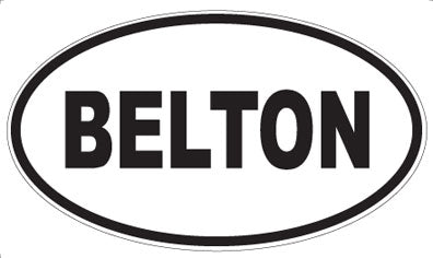 BELTON - Oval Magnet