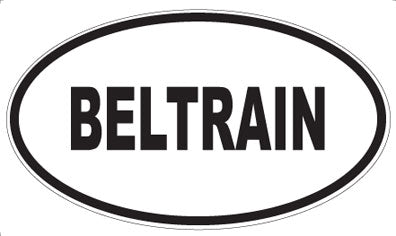 BELTRAIN - Oval Magnet