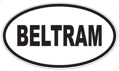 BELTRAM - Oval Magnet
