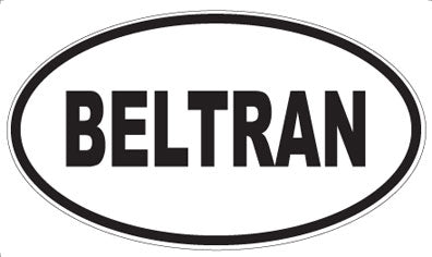 BELTRAN - Oval Magnet