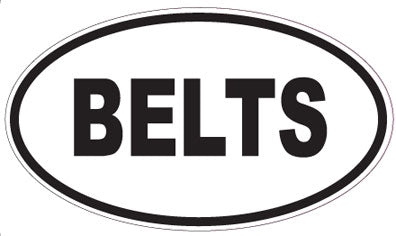 BELTS - Oval Magnet