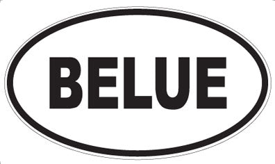 BELUE - Oval Magnet
