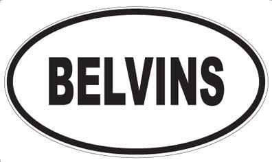 BELVINS - Oval Magnet