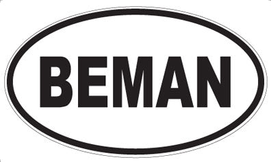 BEMAN - Oval Magnet