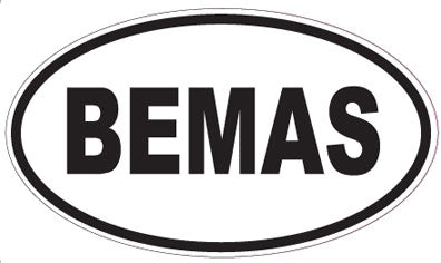 BEMAS - Oval Sticker