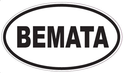 BEMATA - Oval Sticker