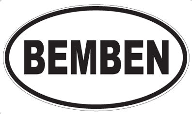 BEMBEN - Oval Magnet