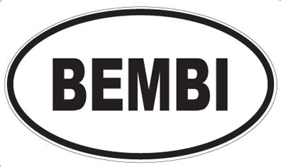 BEMBI - Oval Magnet