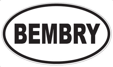 BEMBRY - Oval Magnet