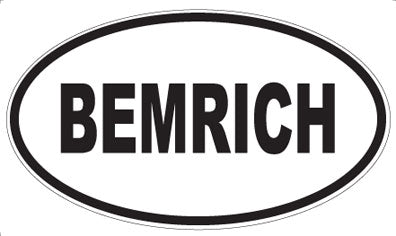 BEMRICH - Oval Magnet