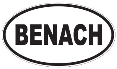 BENACH - Oval Magnet
