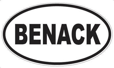 BENACK - Oval Magnet