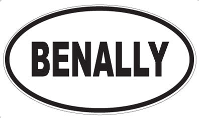 BENALLY - Oval Magnet
