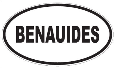 BENAUIDES - Oval Magnet