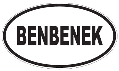 BENBENEK - Oval Magnet