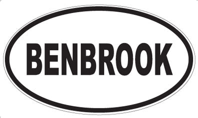 BENBROOK - Oval Magnet