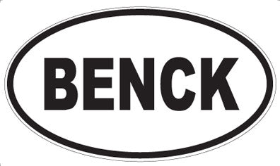 BENCK - Oval Magnet