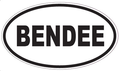 BENDEE - Oval Sticker