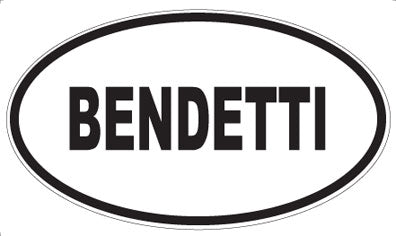 BENDETTI - Oval Magnet