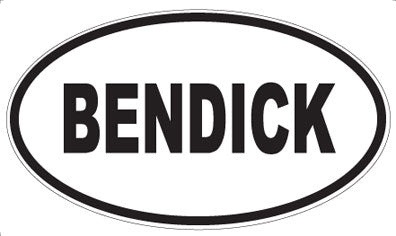 BENDICK - Oval Magnet