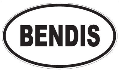 BENDIS - Oval Magnet