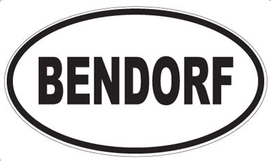BENDORF - Oval Magnet
