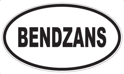 BENDZANS - Oval Magnet