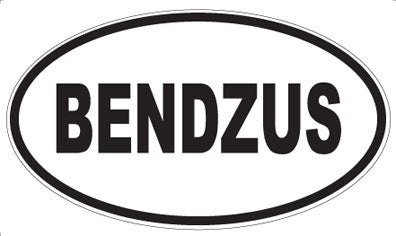 BENDZUS - Oval Magnet