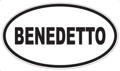 BENEDETTO - Oval Magnet