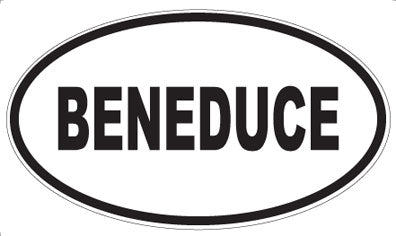 BENEDUCE - Oval Magnet