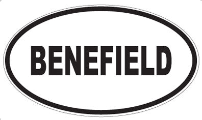 BENEFIELD - Oval Magnet
