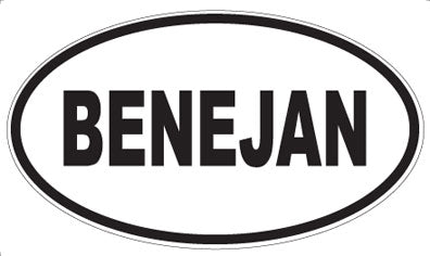 BENEJAN - Oval Magnet
