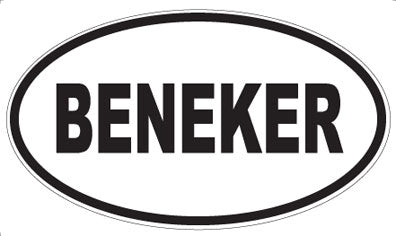 BENEKER - Oval Magnet