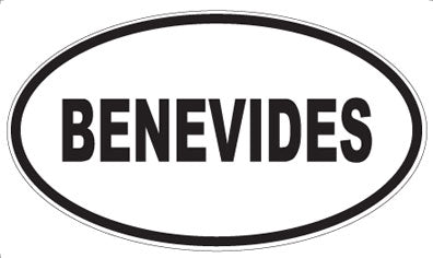 BENEVIDES - Oval Magnet