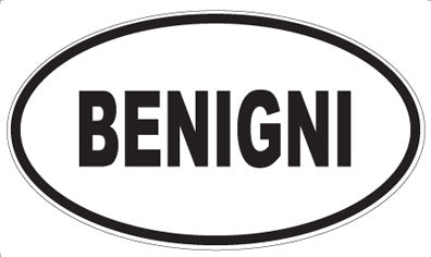 BENIGNI - Oval Magnet