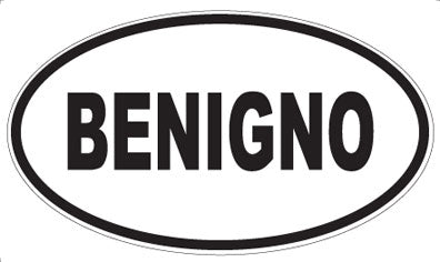 BENIGNO - Oval Magnet