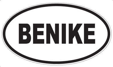 BENIKE - Oval Magnet