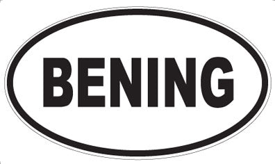 BENING - Oval Magnet