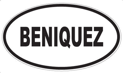 BENIQUEZ - Oval Magnet