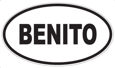 BENITO - Oval Magnet