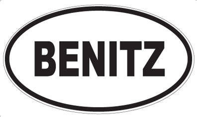 BENITZ - Oval Magnet