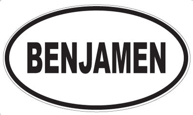 BENJAMEN - Oval Magnet