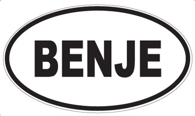 BENJE - Oval Magnet