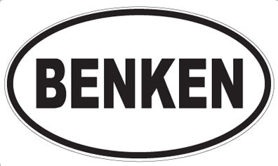 BENKEN - Oval Magnet