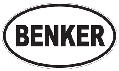 BENKER - Oval Magnet