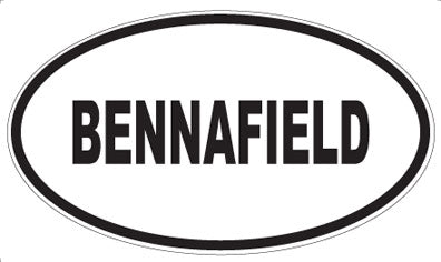BENNAFIELD - Oval Magnet