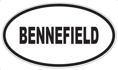 BENNEFIELD - Oval Magnet