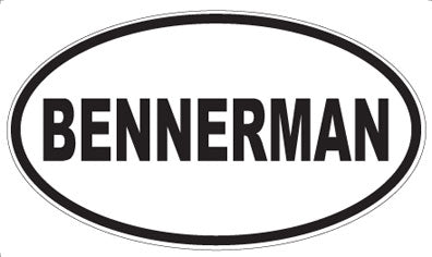 BENNERMAN - Oval Magnet