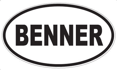 BENNER - Oval Magnet