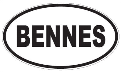 BENNES - Oval Magnet